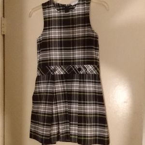 Girls plaid pleated school dress uniform sz 7